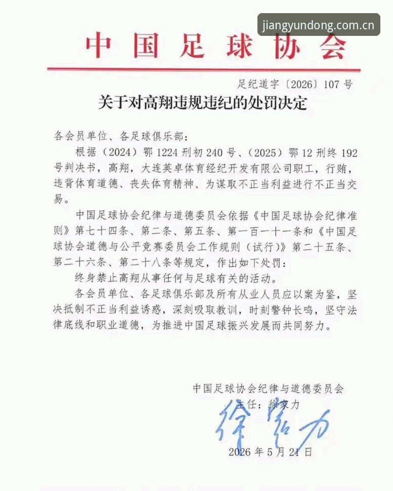 中国足协第三批禁足名单出炉：65人受罚，17人终身禁赛的3大深层影响